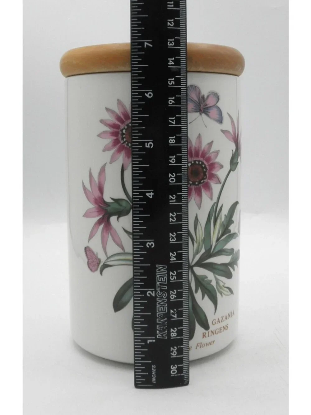 Portmeirion Botanic Garden 7 Inch Storage Jar with Lid Treasure Flower PRTBOG